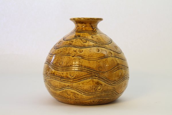 Art Deco Danish Vase By H A Kahler For Kahler For Sale At Pamono