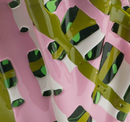 Tartan Vase By Paola Navone For Corsi Design Factory For Sale At
