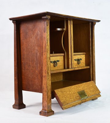 Antique Arts Crafts Smokers Cabinet For Sale At Pamono