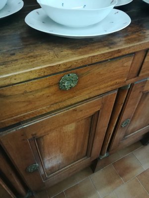 Antique Empire Cupboard With Plate Rack For Sale At Pamono