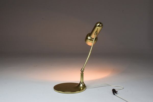 Vintage Italian Brass Articulated Table Lamp 1960s For Sale At Pamono