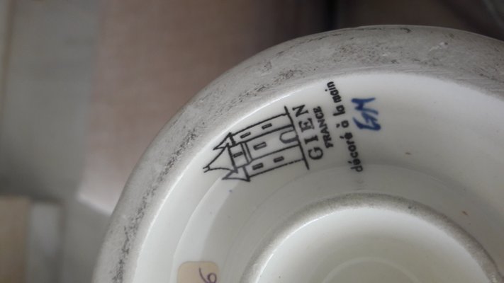 Vintage Gien Vase Vase De Faiancerie1950s Vintage CBWdxQroe