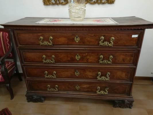 Antique Chest Of Drawers With Bronze Handles For Sale At Pamono