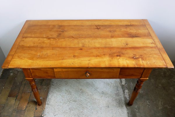 Antique Cherry Kitchen Table 1890s 2077 00 Antique Cherry Kitchen Table 1890s 3