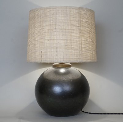 Vintage French Matte Black Ceramic Table Lamp For At Pamono Matte Black Ceramic Table Lamp