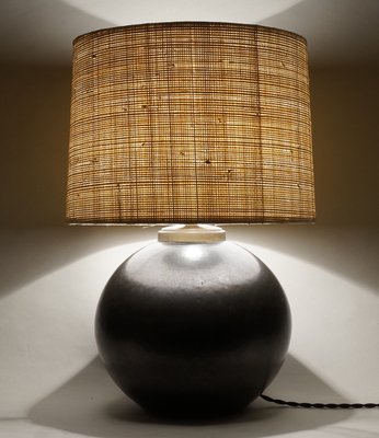 Vintage French Matte Black Ceramic Table Lamp For At Pamono Matte Black Ceramic Table Lamp