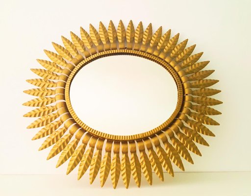 Vintage Golden Sunburst Mirror For At Pamono Vintage Golden Sunburst Mirror For