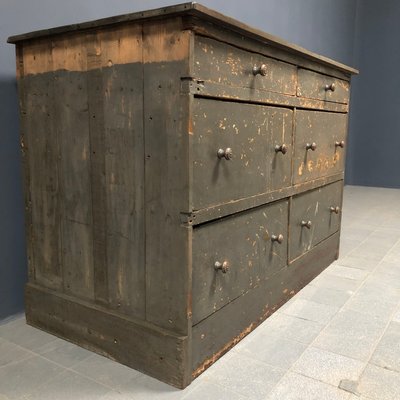 Dutch Dark Gray Chest Of Drawers 1930s For Sale At Pamono