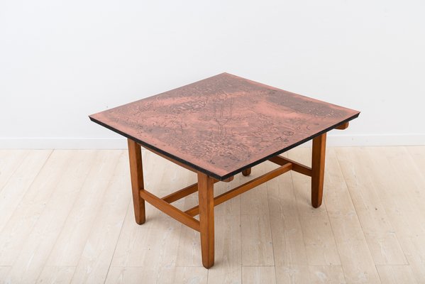 Trivia Coffee Table By Algot Torneman For Nordiska Kompaniet 1960s For Sale At Pamono