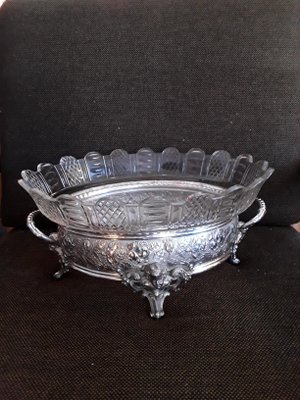 Antique Gl Silver Plated Table Centerpiece Bowl From Wmf Antique Gl Silver Plated Table Centerpiece Bowl From Wmf
