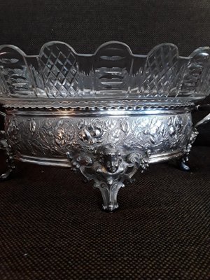 Antique Gl Silver Plated Table Centerpiece Bowl From Wmf Antique Gl Silver Plated Table Centerpiece Bowl From Wmf