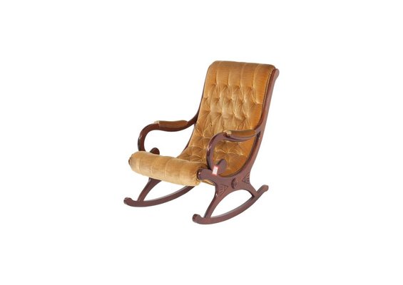 Antique Teak Rocking Chair For Sale At Pamono