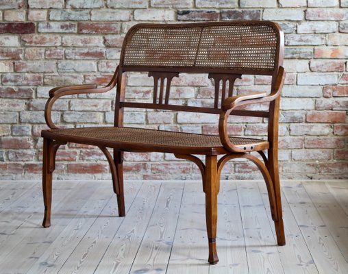 Antique Bentwood Bench Settee For Sale At Pamono