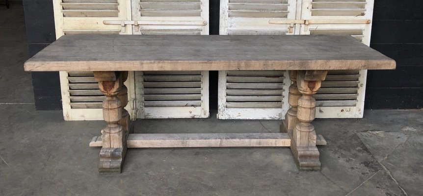 Antique French Oak Kitchen Dining Table For At Pamono Antique French Oak Kitchen Dining Table 1