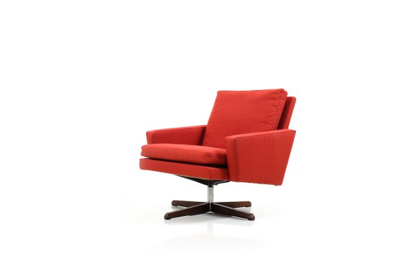 Mid Century Danish Swivel Lounge Chair For Sale At Pamono