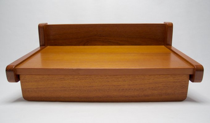 Mid Century Danish Small Wall Shelf With Drawers By Aksel Kjersgaard Mid Century Danish Small Wall Shelf With Drawers By Aksel Kjersgaard