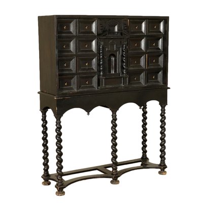 18th Century Dutch Ebony Coin Cabinet For Sale At Pamono