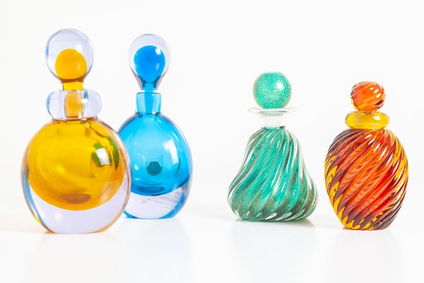 Murano Glass Perfume Bottle by Flavio Poli, 1950s for sale at Pamono