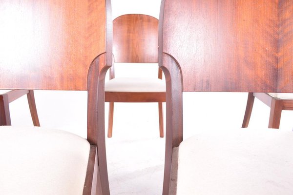 Esszimmerstuhle Im Art Deco Stil 1940er 6er Set