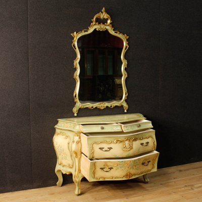 Vintage Venetian Dresser With Mirror For Sale At Pamono