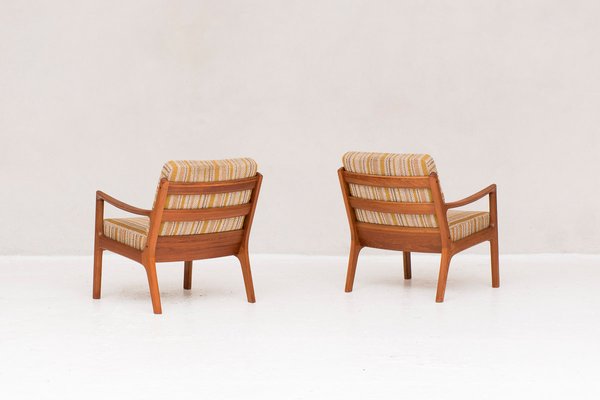 Model 166 Chairs By Ole Wanscher For France Son 1950s Set Of 2