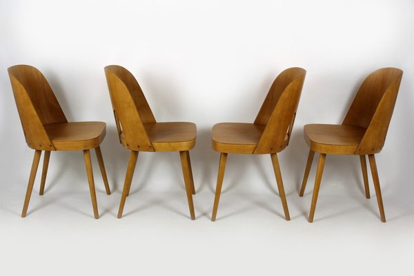 Wooden Chair Set Of 4  . Set Of 6 Model 79 Papercord Chairs By Niels Otto Møller For J.l.