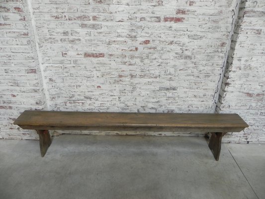 Mid Century Wooden Bench For Sale At Pamono