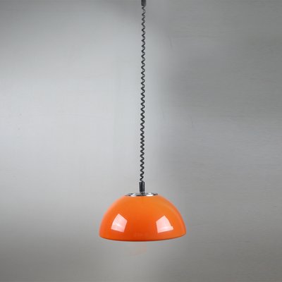 Acrylic Pull Down Pendant From Guzzini 1960s