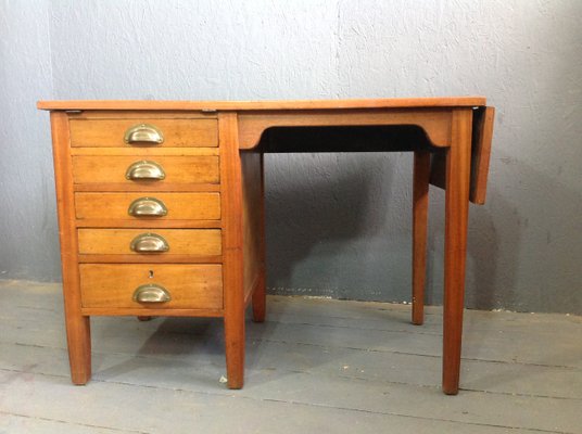 Vintage Solid Beech School Desk 1937 For At Pamono Vintage Solid Beech School Desk 1937
