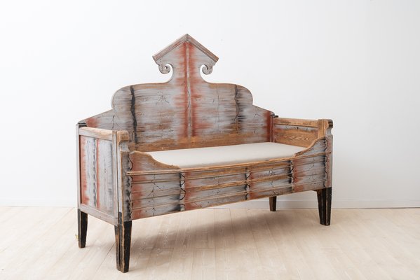 Antique Northern Swedish Sofa Bed