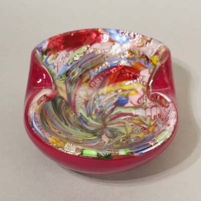 Vintage Glass Bowl by Dino Martens for Aureliano Toso for sale at