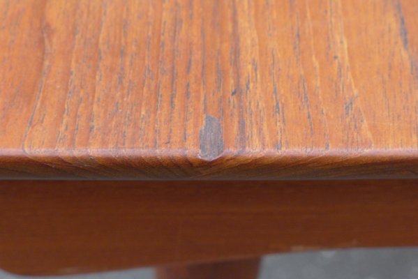 Model FD 540 Teak Solid Wood Dining Table by Finn Juhl for France