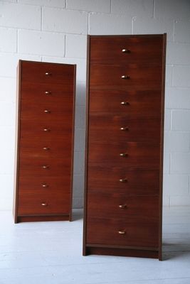 Danish Teak Chest Of Drawers 1960s Set Of 2 For Sale At Pamono