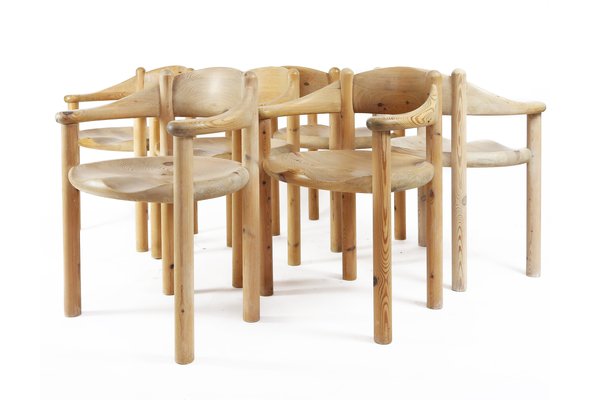 Scandinavian Pine Dining Room Chairs By Rainer Daumiller For Hirtshals Savaerk Set Of 6 At Pamono - Pine Dining Room Chairs With Arms Scandinavian Pine Dining Room Chairs By Rainer Daumiller For Hirtshals Savaerk Set Of 6 At Pamono - Pine Dining Room Chairs With Arms
