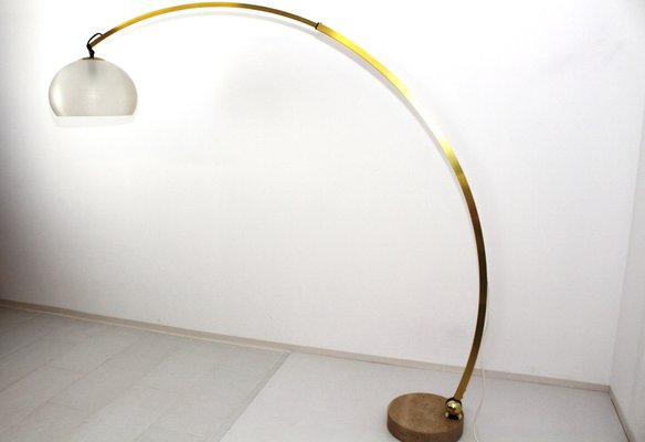Vintage Italian Arc Floor Lamp by Goffredo Reggiani for Reggiani, 1960s Vintage Italian Arc Floor Lamp by Goffredo Reggiani for Reggiani, 1960s