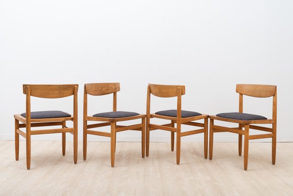 Oak Shaker Style Dining Chairs Table Set By Börje Mogensen For Oak Shaker Style Dining Chairs Table