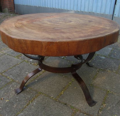 Vintage Tree Trunk Coffee Table For, Old Round Oak Coffee Table