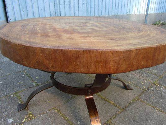 Vintage Tree Trunk Coffee Table For, Old Round Oak Coffee Table
