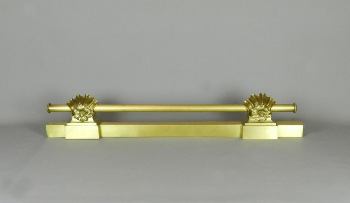 Antique French Brass Fireplace Fender For Sale At Pamono