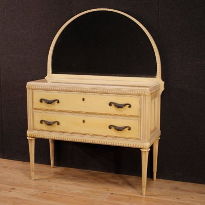 Italian Lacquered Wood Dresser With Mirror 1960s For Sale At Pamono