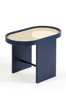 Steel Blue Piani Side Table By Patricia Urquiola For Editions Milano