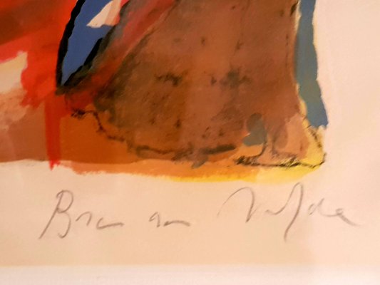 Abstract Composition Lithograph By Bram Van Velde 1950s For Sale At Pamono