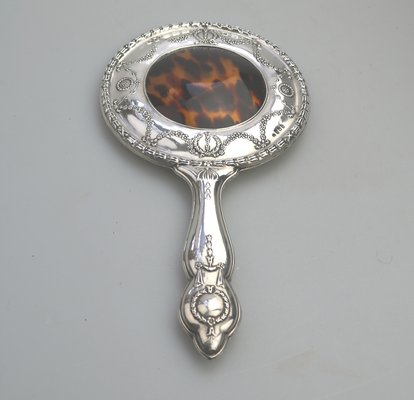 Antique Solid Silver Hand Mirror 1913 For At Pamono Antique Solid Silver Hand Mirror 1913