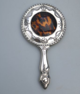 Antique Solid Silver Hand Mirror 1913 For At Pamono Antique Solid Silver Hand Mirror 1913