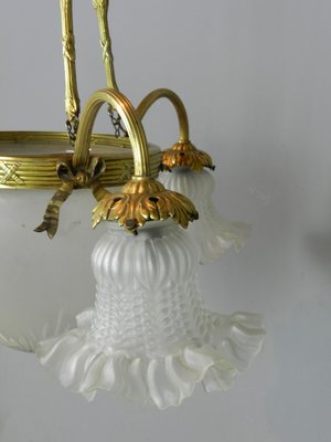 French Three Arm Ceiling Light 1930s For Sale At Pamono