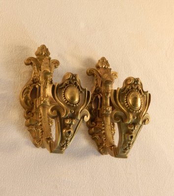 Antique Brass Cockerel Curtain Tie Backs Set Of 2 For Sale At Pamono