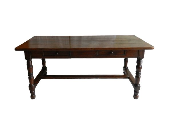 Antique French Oak Refectory Table For Sale At Pamono