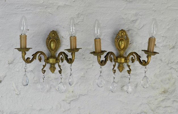 French Chandelier Matching Wall, Chandelier And Matching Wall Sconces