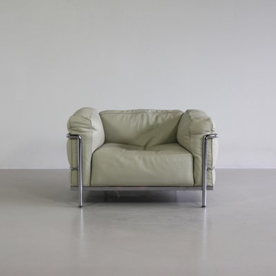 Vintage Lc3 Sessel Von Le Corbusier Fur Cassina 1980er