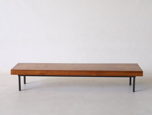 Low Vintage French Pine Bench 1950s For Sale At Pamono